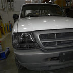 1998-2000 Ford Ranger Corner Parking Turn Signal Lights (Chrome Housing/Smoked Lens)