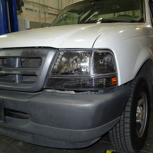 1998-2000 Ford Ranger Corner Parking Turn Signal Lights (Matte Black Housing/Clear Lens)