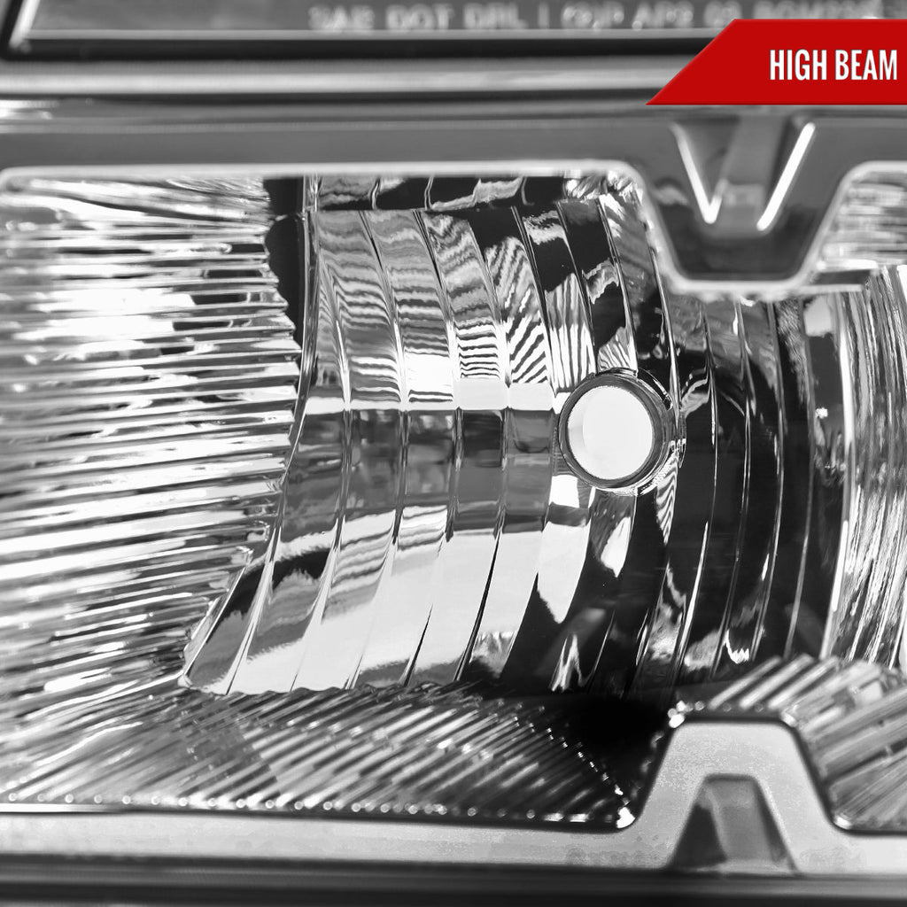 2004-2012 Chevrolet Colorado/GMC Canyon/Isuzu I-Series Factory Style Headlights & Corner Lights Pair (Chrome Housing/Clear Lens)