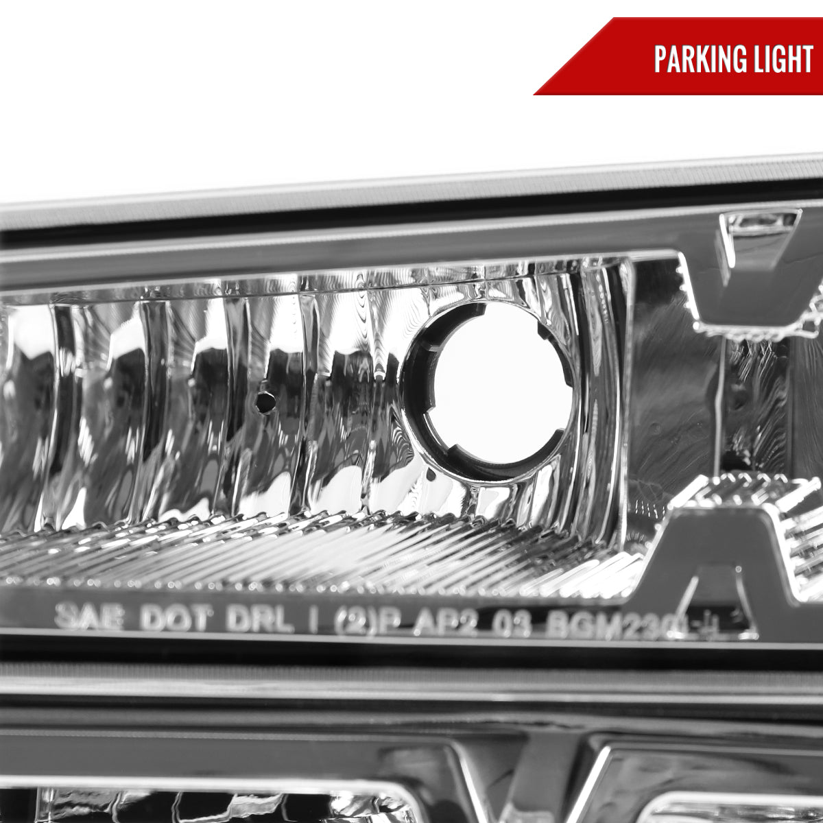 2004-2012 Chevrolet Colorado/GMC Canyon/Isuzu I-Series Factory Style Headlights & Corner Lights Pair (Chrome Housing/Clear Lens)