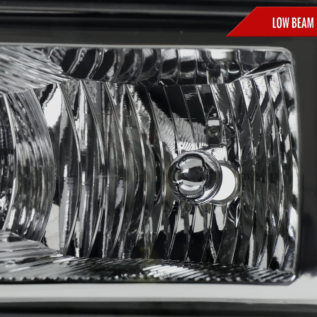 2004-2012 Chevrolet Colorado/GMC Canyon/Isuzu I-Series Factory Style Headlights & Corner Lights Pair (Chrome Housing/Smoked Lens)