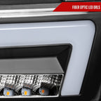2004-2012 Chevrolet Colorado GMC Canyon/2006-2008 ISUZU I-Series Sequential Turn Signal Factory Style Headlights with LED Bar (Matte Black Housing/Clear Lens)