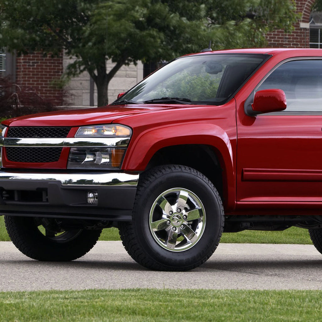 2004-2012 Chevrolet Colorado GMC Canyon Isuzu I-Series Factory Style Headlights & Corner Lights Pair (Matte Black Housing/Clear Lens)