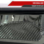2004-2012 Chevrolet Colorado GMC Canyon Isuzu I-Series Factory Style Headlights & Corner Lights (Chrome Housing/Light Smoked Lens)
