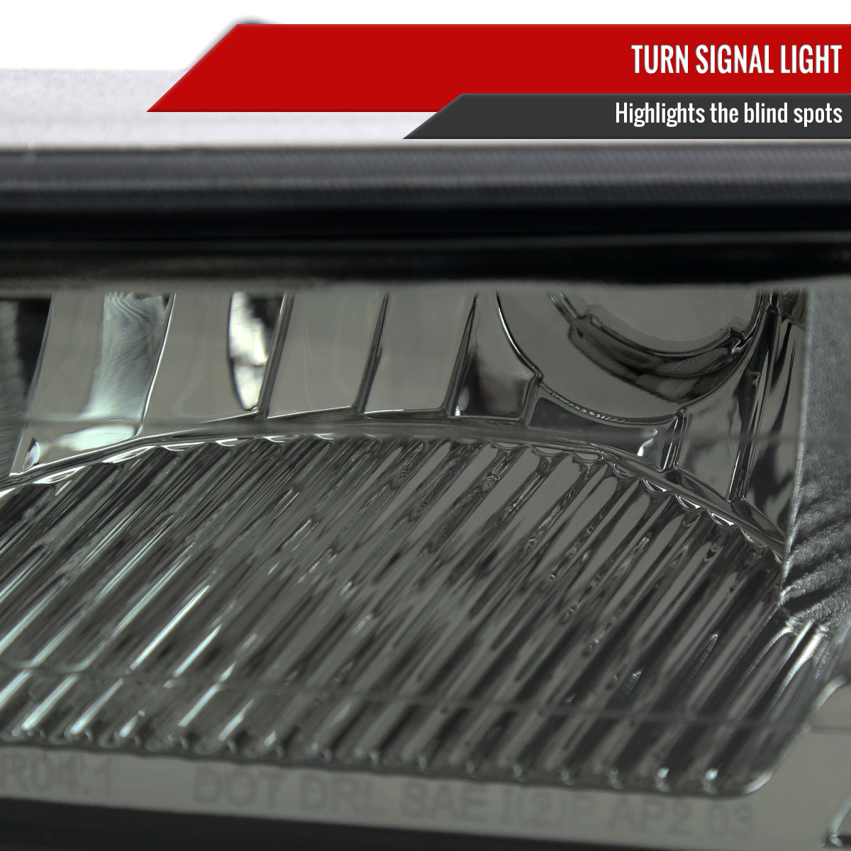 2004-2012 Chevrolet Colorado GMC Canyon Isuzu I-Series Factory Style Headlights & Corner Lights (Chrome Housing/Light Smoked Lens)