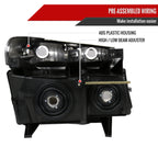 2004-2012 Chevrolet Colorado GMC Canyon Isuzu I-Series Factory Style Headlights & Corner Lights (Chrome Housing/Light Smoked Lens)