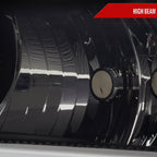2004-2012 Chevrolet Colorado GMC Canyon/2006-2008 ISUZU I-Series Sequential Turn Signal Factory Style Headlights with LED Bar (Matte Black Housing/Smoked Lens)
