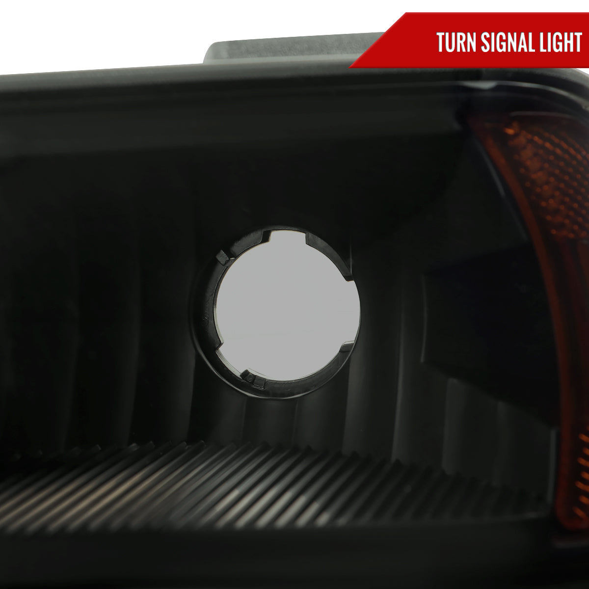 2004-2012 Chevrolet Colorado/GMC Canyon/Isuzu I-Series Factory Style Headlights & Corner Lights Pair(Matte Black Housing/Smoked Lens)