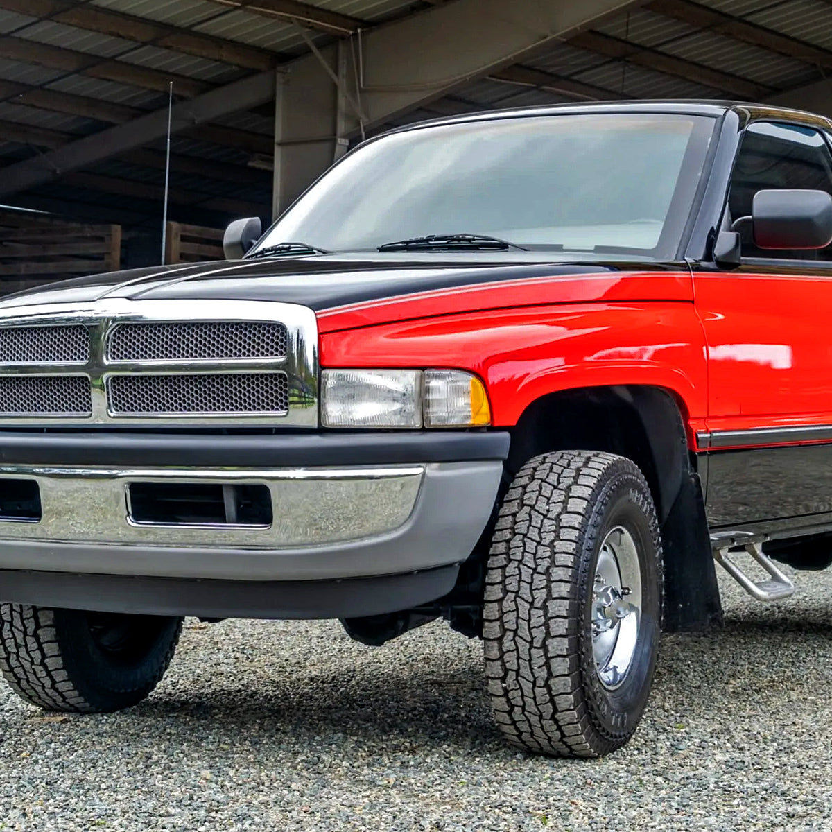 1994-2001 Dodge RAM 1500/2500/3500 Factory Style Headlights and Corner Lights (Chrome Housing/Clear Lens)