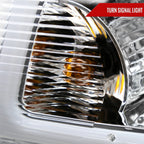 2001-2011 Ford Ranger LED Bar Factory Style Headlights w/Amber Corner Lamp (Chrome Housing/Clear Lens)