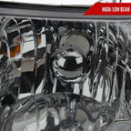 2001-2011 Ford Ranger LED Bar Factory Style Headlights w/Amber Corner Lamp (Chrome Housing/Smoked Lens)