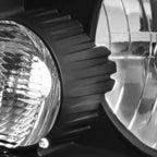 2001-2011 Ford Ranger Factory Style Headlights w/ Amber Lens Corner Signal Lights (Matte Black Housing/Clear Lens)