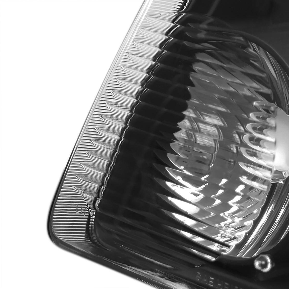 2001-2011 Ford Ranger Factory Style Headlights w/ Amber Lens Corner Signal Lights (Matte Black Housing/Clear Lens)