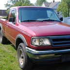 1993-1997 Ford Ranger Factory Style V2 Headlights w/ Corner Signal Lights (Chrome Housing/Clear Lens)