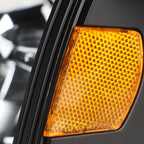 1993-1997 Ford Ranger Factory Style Headlights w/ Corner Lights & Amber Reflector (Matte Black Housing/Clear Lens)