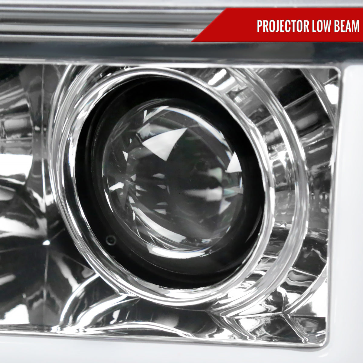2004-2012 Chevrolet Colorado/GMC Canyon LED Sequential Turn Signal Projector Headlights and Corner Lamp Assembly (Chrome Housing/Clear Lens)
