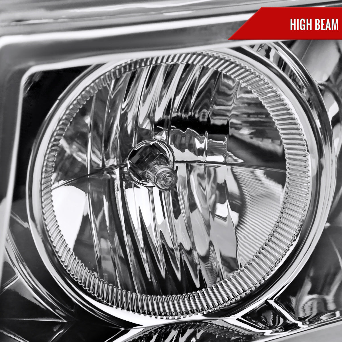 2004-2012 Chevrolet Colorado/GMC Canyon LED Sequential Turn Signal Projector Headlights and Corner Lamp Assembly (Chrome Housing/Clear Lens)