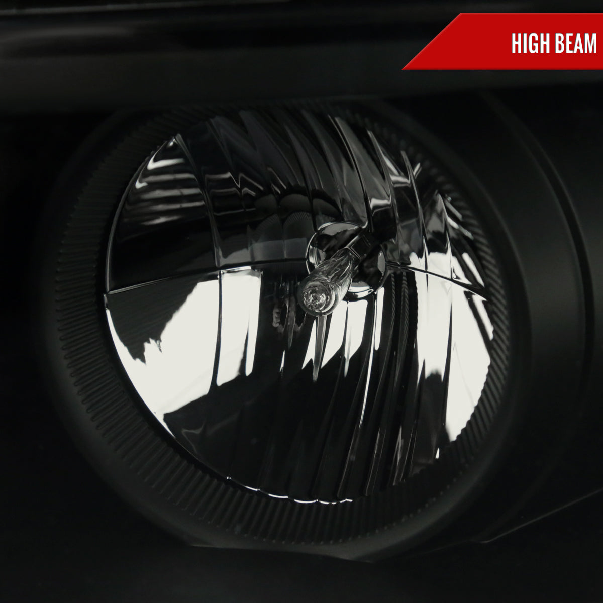 2004-2012 Chevrolet Colorado/GMC Canyon LED Sequential Turn Signal Projector Headlights and Corner Lamp Assembly (Matte Black Housing/Smoked Lens)