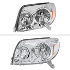 2003-2005 Toyota 4Runner Factory Style Headlights (Chrome Housing/Clear Lens)