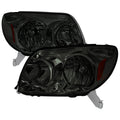 2003-2005 Toyota 4Runner Factory Style Headlights (Chrome Housing/Smoked Lens)