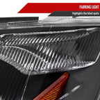 2003-2005 Toyota 4Runner Factory Style Headlights (Matte Black Housing/Clear Lens)