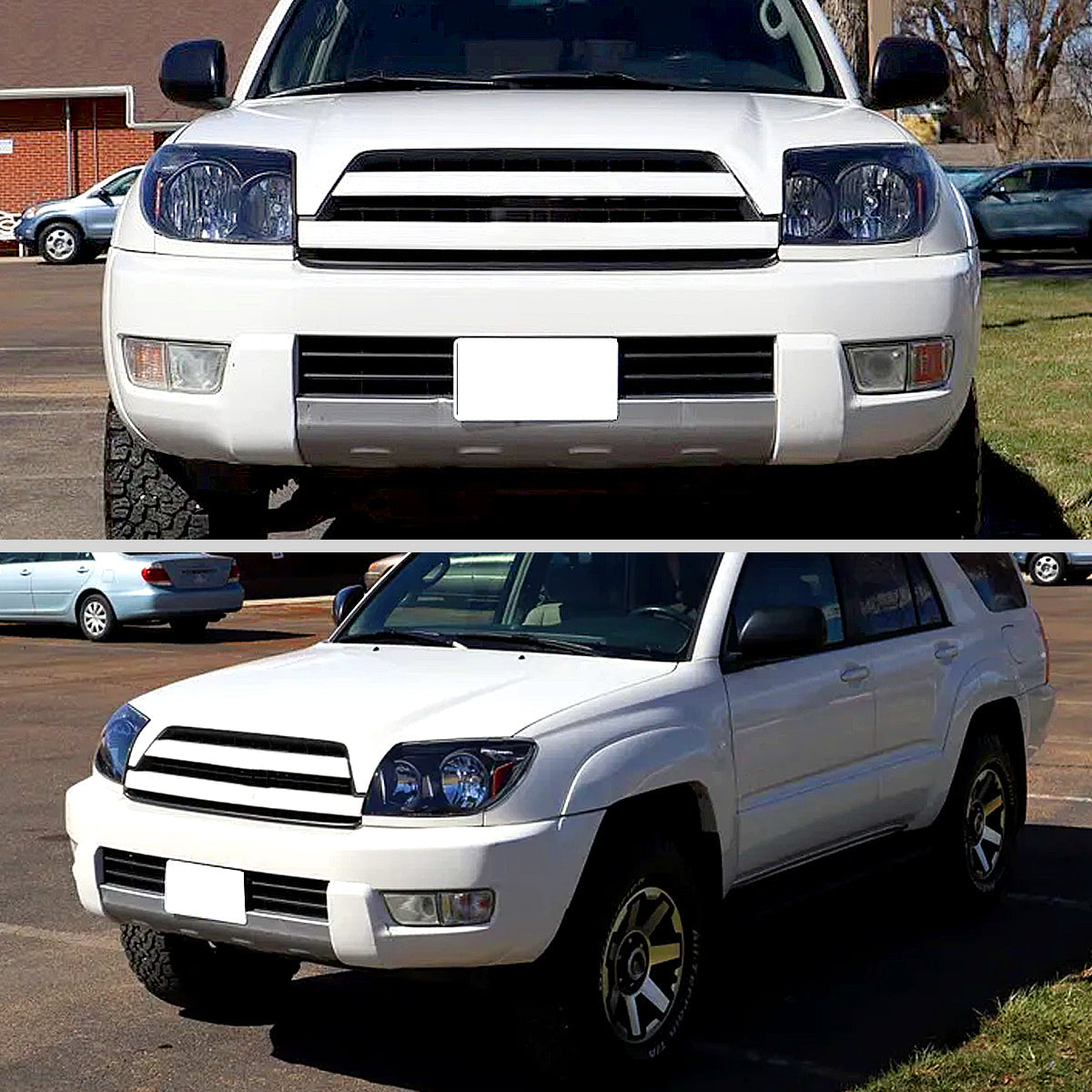 2003-2005 Toyota 4Runner Factory Style Headlights (Matte Black Housing/Clear Lens)