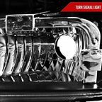 2007-2014 Chevrolet Avalanche/Tahoe/Suburban Factory Style Headlights (Matte Black Housing/Clear Lens)