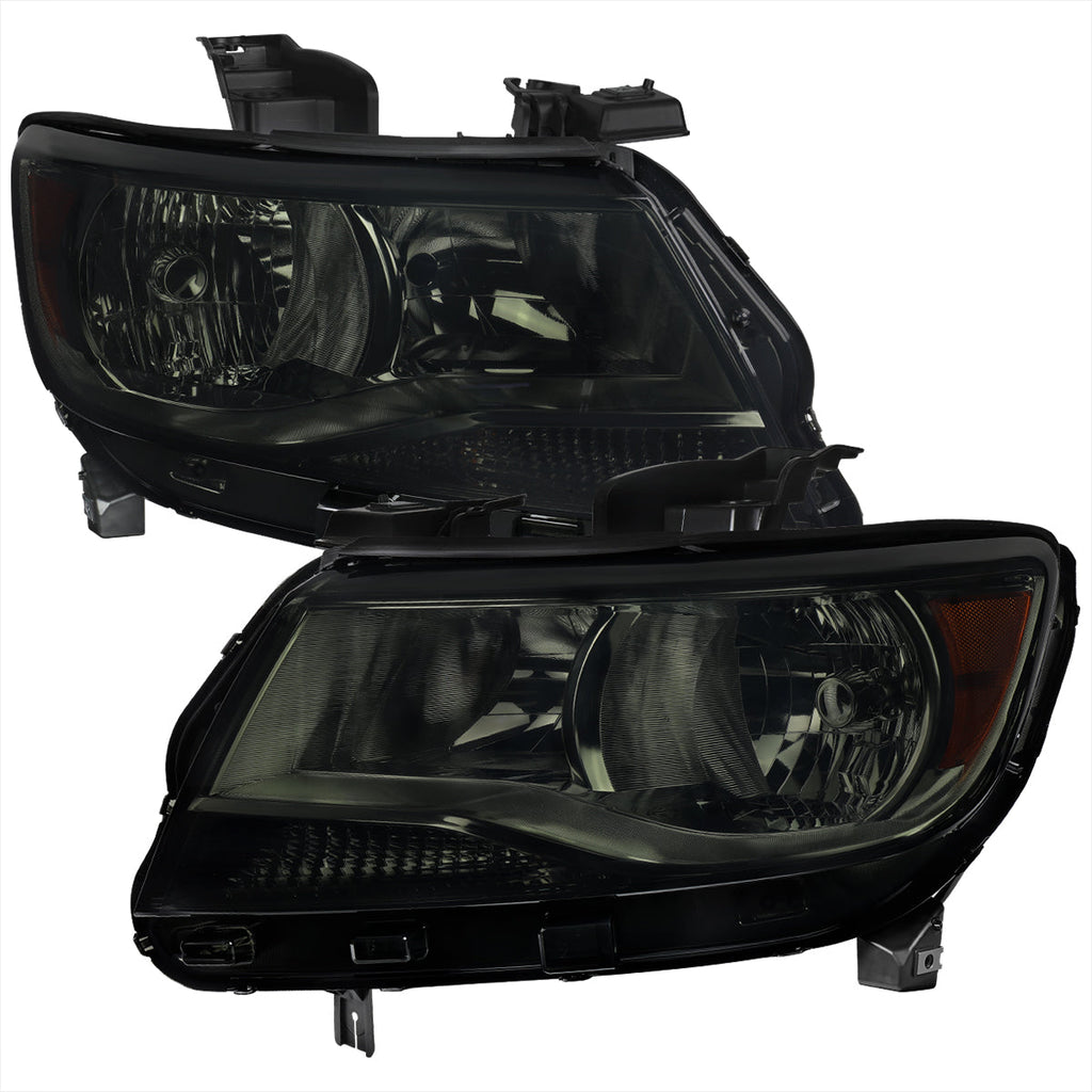 2015-2022 Chevrolet Colorado Factory Headlights (Chrome Housing / Smoked Lens)