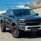 2015-2022 Chevrolet Colorado Factory Headlights (Matte Black Housing / Clear Lens)