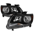 2015-2022 Chevrolet Colorado Factory Headlights (Matte Black Housing / Clear Lens)