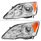2007-2011 Honda CR-V Factory Style Headlights (Chrome Housing/Clear Lens)
