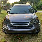 2007-2011 Honda CR-V Factory Style Headlights (Chrome Housing/Smoked Lens)