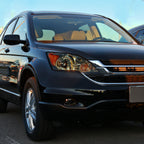 2007-2011 Honda CR-V Factory Style Headlights (Chrome Housing/Smoked Lens)
