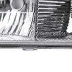 1999-2006 GMC Sierra/Yukonk/Yukon XL Crystal Headlights w/ Amber Reflector (Chrome Housing/Clear Lens)