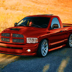 2002-2005 Dodge RAM 1500 /2003-2005 Dodge RAM 2500/3500 LED Tube Factory Style Headlights (Chrome Housing/Clear Lens)