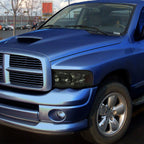 2002-2005 Dodge RAM 1500 /2003-2005 Dodge RAM 2500/3500 LED Tube Factory Style Headlights (Chrome Housing/Smoked Lens)