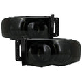 2002-2005 Dodge RAM 1500/ 2003-2005 RAM 2500 3500 Factory Style Headlights (Chrome Housing/Smoked Lens)
