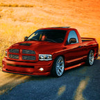 2002-2005 Dodge RAM 1500/2003-2005 Dodge RAM 2500/3500 LED Tube Factory Style Headlights (Matte Black Housing)/Clear Lens)