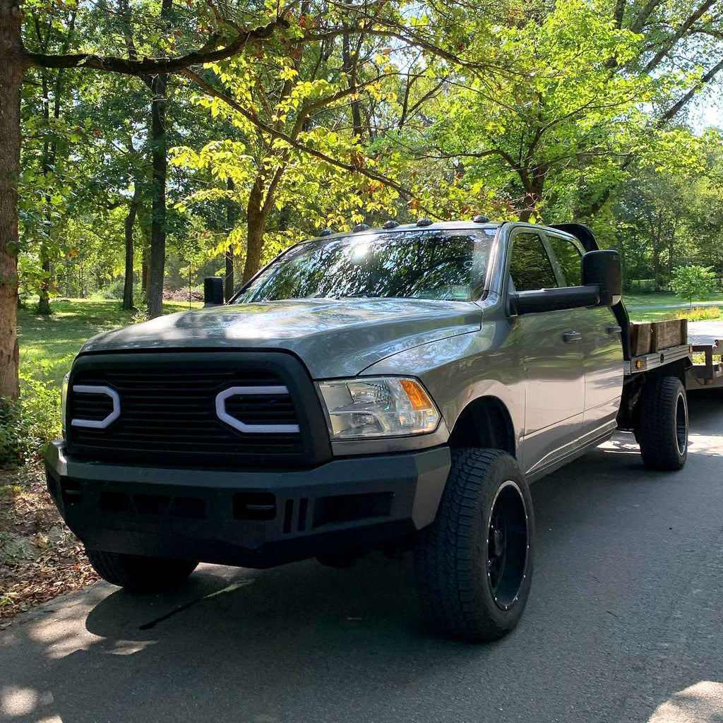 2009-2018 Dodge RAM 1500/ 2019-2021 RAM Classic/ 2010-2018 RAM 2500 3500 Factory Quad Style Headlights (Chrome Housing/Clear Lens)