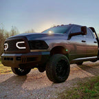 2009-2018 Dodge RAM 1500 / 2019-2021 RAM Classic / 2010-2018 RAM 2500 3500 Factory Quad Style Headlights (Chrome Housing / Smoked Lens)