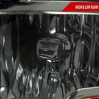 2009-2018 Dodge RAM 1500/ 2019-2023 RAM Classic/ 2010-2018 RAM 2500 3500 Factory Quad Style Headlights (Chrome Housing/Light Smoked Lens)