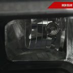 2009-2018 Dodge RAM 1500/2010-2018 RAM 2500 3500 Dual Switchback Sequential LED Bar Factory Style Headlights (Matte Black Housing/Smoked lens)