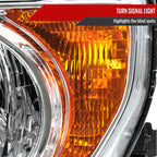 2003-2008 Honda Element Factory Style Headlights (Chrome Housing/Clear Lens)