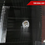 2005-2009 Chevrolet Equinox Factory Style Headlights w/ Amber Reflector (Matte Black Housing/Clear Lens)