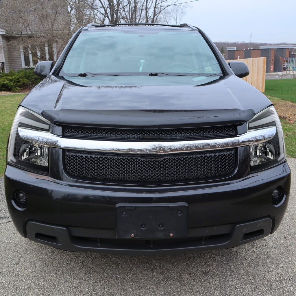 2005-2009 Chevy Equinox Factory Style Headlights with Sequential Switchback LED Bar Turn Signal (Matte Black Housing / Clear Lens)