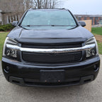 2005-2009 Chevy Equinox Factory Style Headlights with Sequential Switchback LED Bar Turn Signal (Matte Black Housing / Clear Lens)