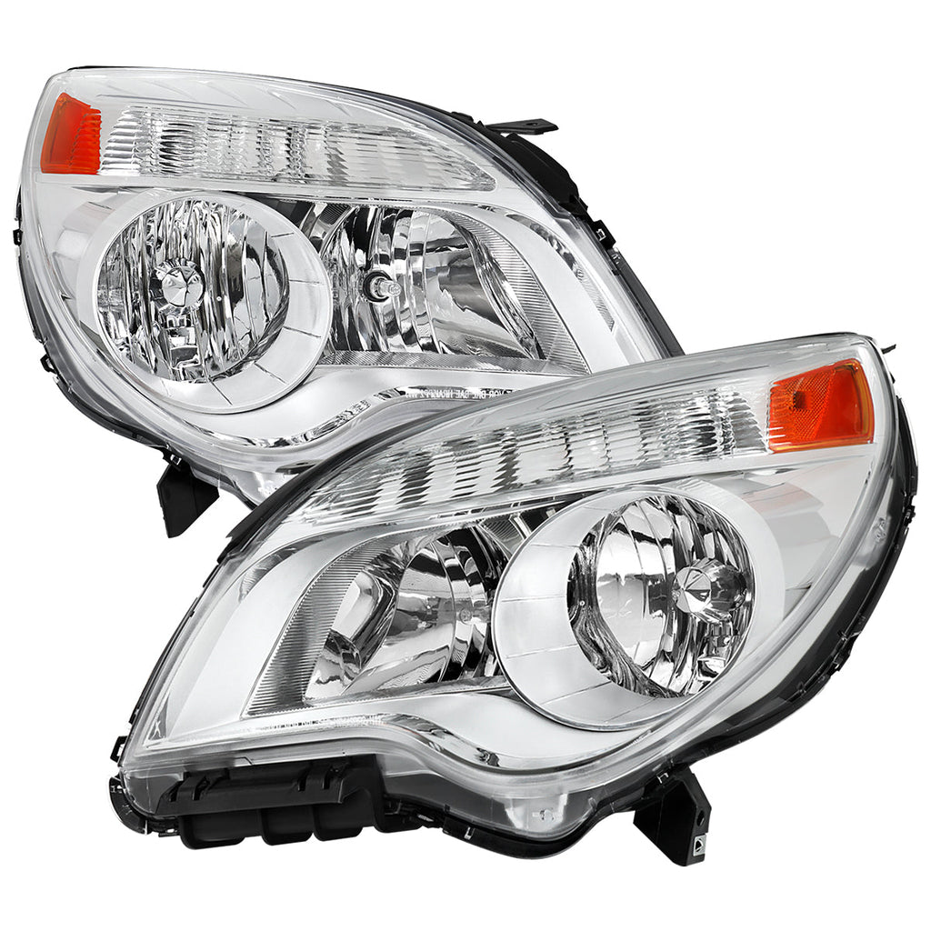 2010??‚??2015 Chevrolet Equinox Factory Style Headlights (Chrome Housing / Clear Lens)