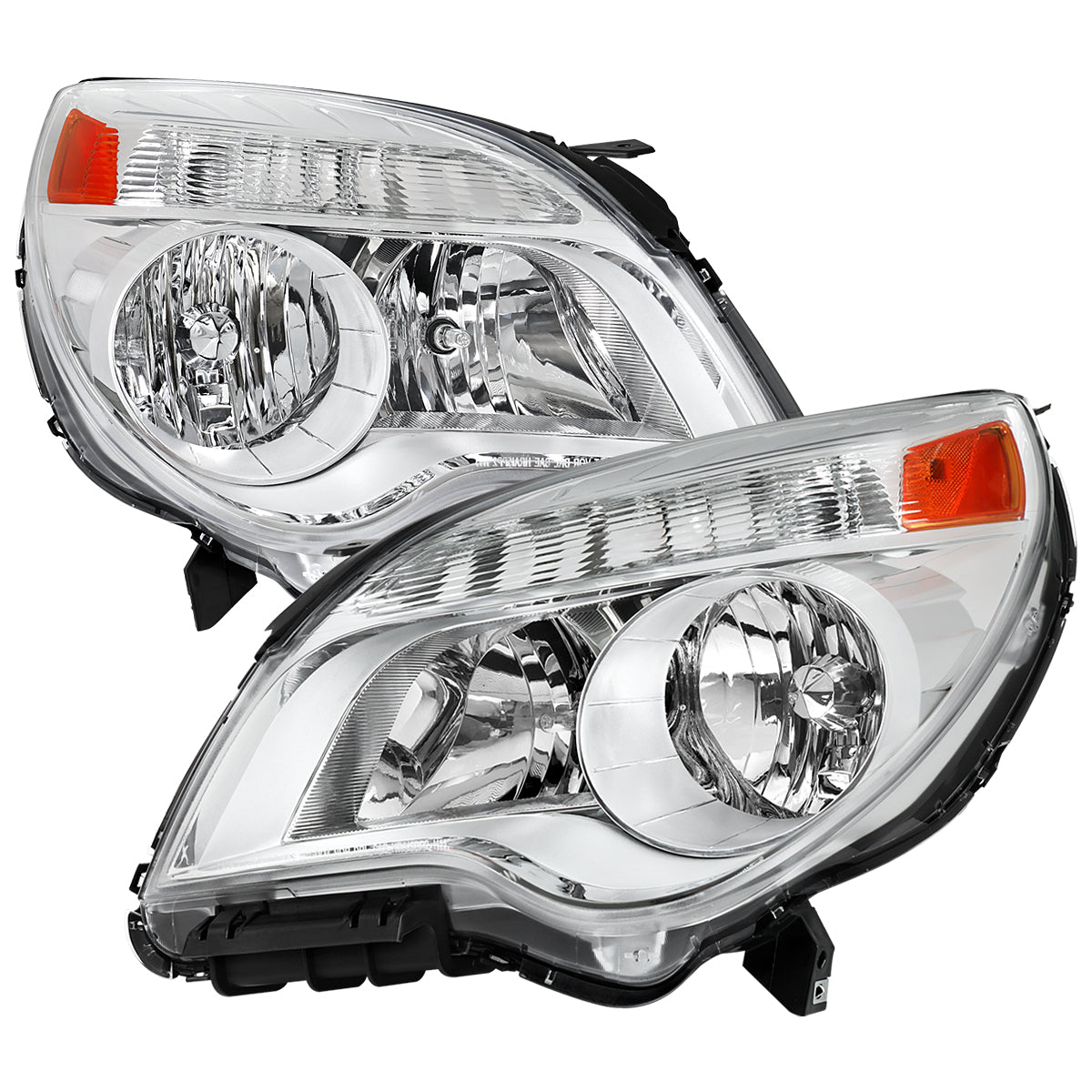 2010??‚??2015 Chevrolet Equinox Factory Style Headlights (Chrome Housing / Clear Lens)