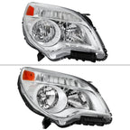2010??‚??2015 Chevrolet Equinox Passenger Side Factory Style Headlight (Chrome Housing / Clear Lens)