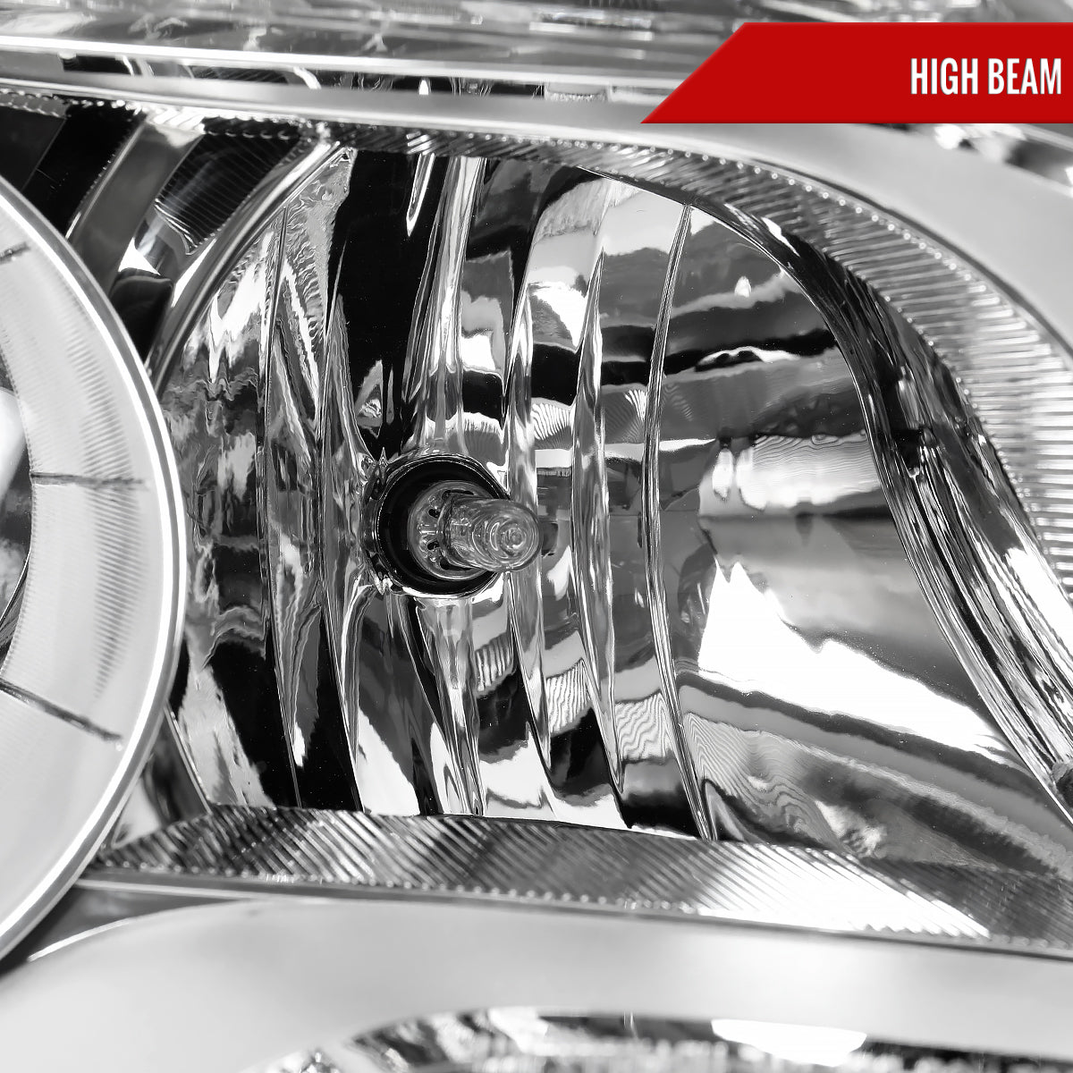 2010??‚??2015 Chevrolet Equinox Passenger Side Factory Style Headlight (Chrome Housing / Clear Lens)
